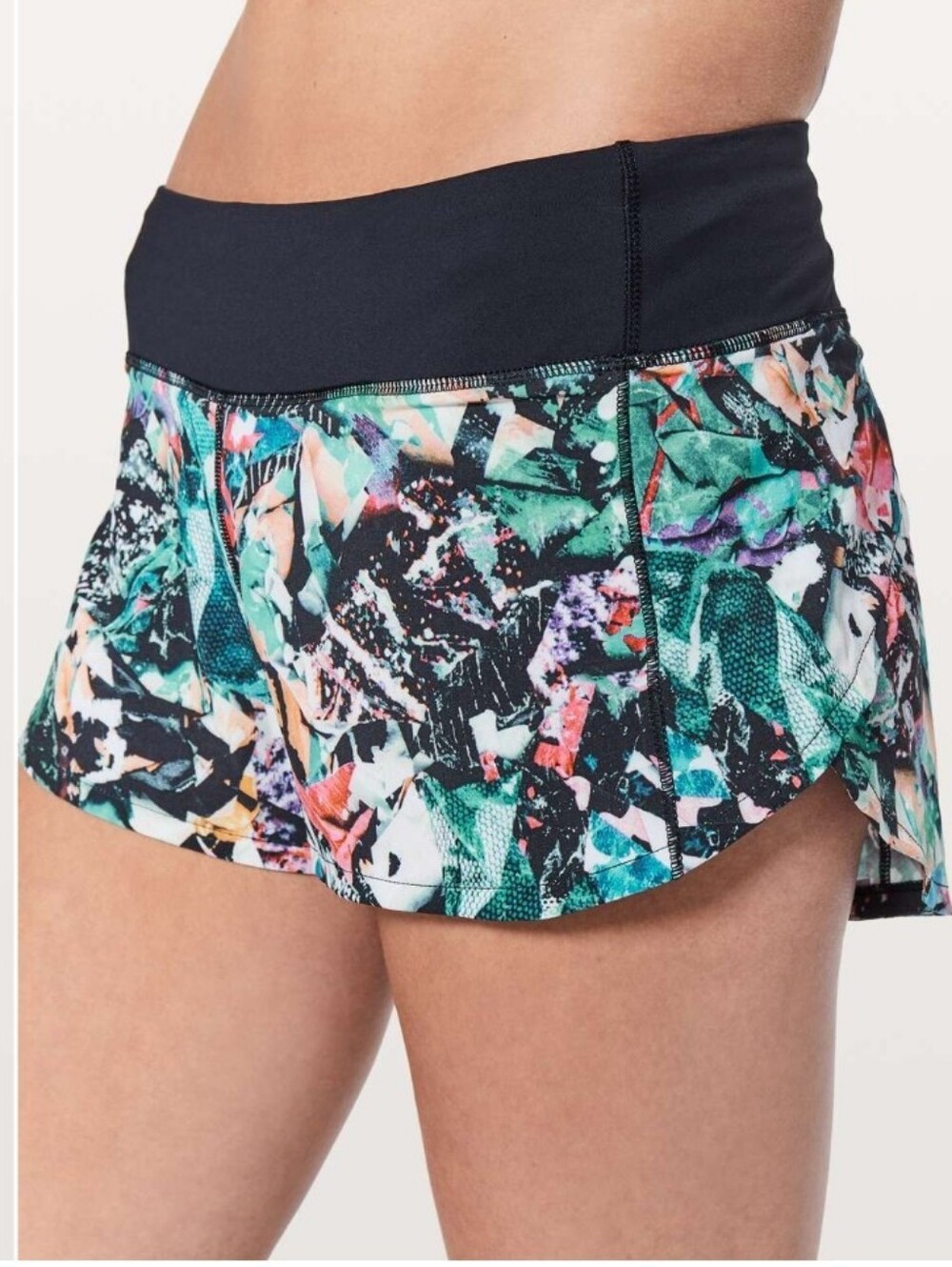 Lululemon Speed Up Short *2.5" Crush Multi Color Size 6.